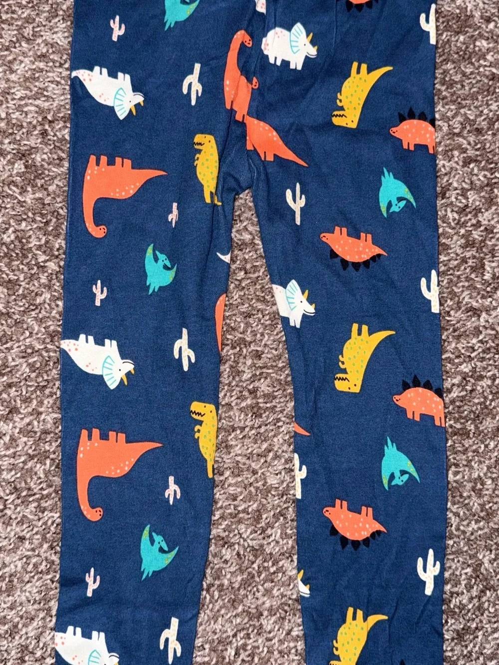 Old Navy Navy Dinosaur Print Kids Pajama Bottoms